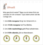 Buchcover und Innenansicht für das Buch: BOOKii Fit für Mathe Interaktiver Lernspaß 1. Klasse