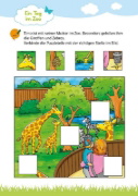 Buchcover und Innenansicht für das Buch: Klett Mein großer bunter Kindergarten-Rätselblock