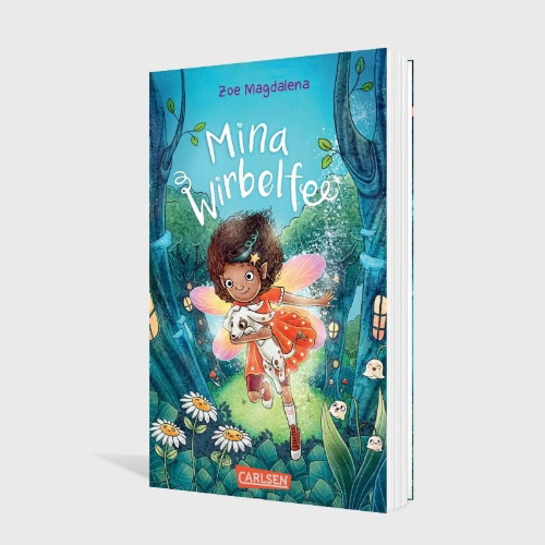 Buchcover und Innenansicht für das Buch: Mina Wirbelfee