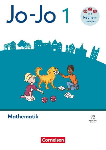 Buchcover und Innenansicht für das Buch: Jo-Jo Mathematik 1. Schuljahr - Allgemeine Ausgabe 2026 - Schulbuch mit Kartonbeilagen, "Das kann ich schon"-Heft und digitalen Medien