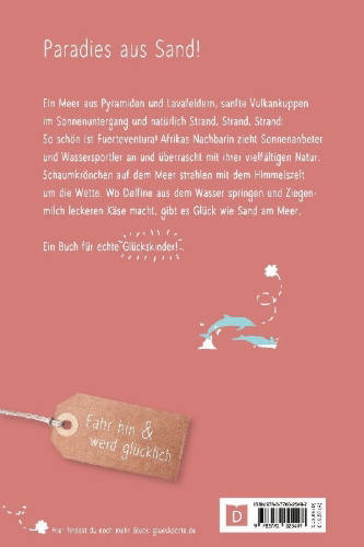 Buchcover und Innenansicht für das Buch: Glücksorte auf Fuerteventura