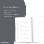Buchcover und Innenansicht für das Buch: Terminplaner 2027 Eine Brise Meer
