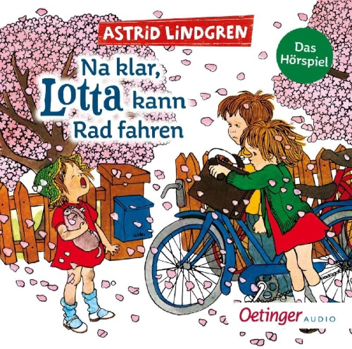 Buchcover und Innenansicht für das Buch: Visst kan Lotta cykla