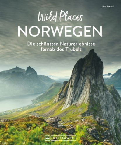 Buchcover und Innenansicht für das Buch: Wild Places Norwegen