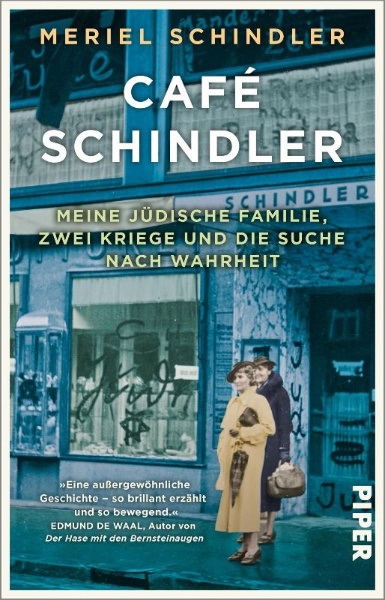 Buchcover und Innenansicht für das Buch: The Lost Café Schindler