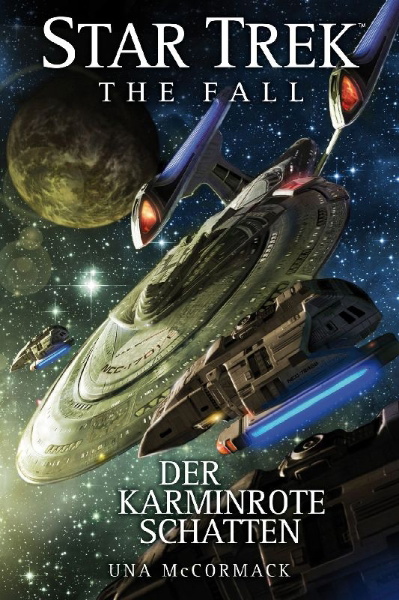 Buchcover und Innenansicht für das Buch: Star Trek - The Fall: The Crimson Shadow