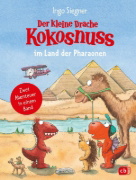Buchcover und Innenansicht für das Buch: Der kleine Drache Kokosnuss im Land der Pharaonen
