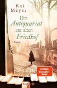 Buchcover und Innenansicht für das Buch: Das Antiquariat am alten Friedhof