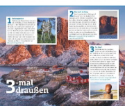 Buchcover und Innenansicht für das Buch: ADAC Reiseführer plus Norwegen