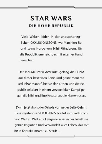 Buchcover und Innenansicht für das Buch: Star Wars: Die Hohe Republik - Am Rande des Gleichgewichts (Manga) 03