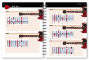 Buchcover und Innenansicht für das Buch: Besser Gitarre spielen - 10 Minuten täglich