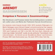 Buchcover und Innenansicht für das Buch: Hannah Arendt - Basiswissen