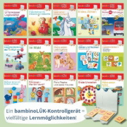 Buchcover und Innenansicht für das Buch: bambinoLÜK. 4/5/6 Jahre Logisches Denken mit Benjamin Blümchen