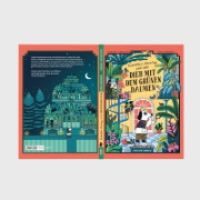Buchcover und Innenansicht für das Buch: Detective Stanley and the Green Thumbed Thief