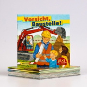 Buchcover und Innenansicht für das Buch: Pixi-8er-Set 311: Pixi auf der Baustelle (8x1 Exemplar)