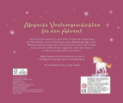 Buchcover und Innenansicht für das Buch: Ein Einhorn träumt von Weihnachten