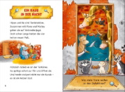 Buchcover und Innenansicht für das Buch: Tierdetektive Hippo & Ka - Wer hat das Katzengold stibitzt?