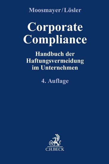 Buchcover und Innenansicht für das Buch: Corporate Compliance