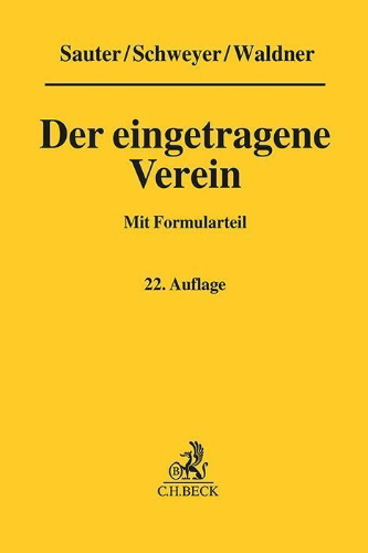 Buchcover und Innenansicht für das Buch: Der eingetragene Verein