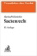 Buchcover und Innenansicht für das Buch: Sachenrecht