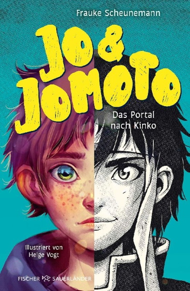 Buchcover und Innenansicht für das Buch: Jo & Jomoto - Das Portal nach Kinko