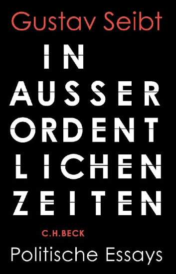 Buchcover und Innenansicht für das Buch: In außerordentlichen Zeiten