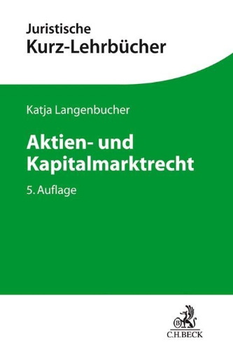 Buchcover und Innenansicht für das Buch: Aktien- und Kapitalmarktrecht
