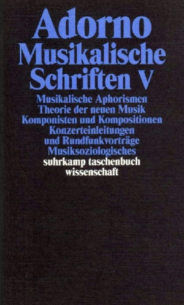 Buchcover und Innenansicht für das Buch: Musikalische Schriften 5