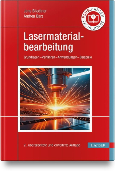 Buchcover und Innenansicht für das Buch: Lasermaterialbearbeitung