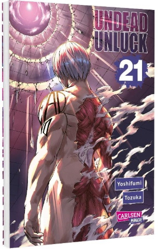Buchcover und Innenansicht für das Buch: Undead Unluck