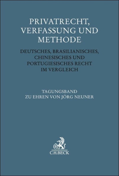 Buchcover und Innenansicht für das Buch: Privatrecht, Verfassung und Methode