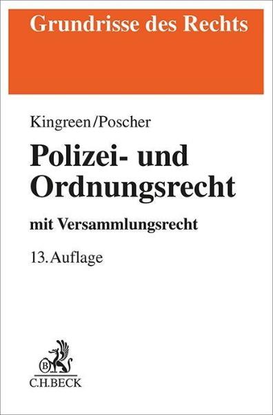 Buchcover und Innenansicht für das Buch: Polizei- und Ordnungsrecht