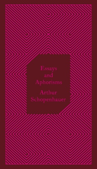 Buchcover und Innenansicht für das Buch: Essays and Aphorisms