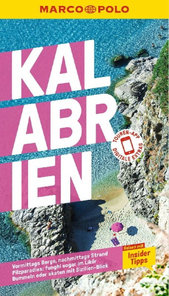 Buchcover und Innenansicht für das Buch: MARCO POLO Reiseführer Kalabrien