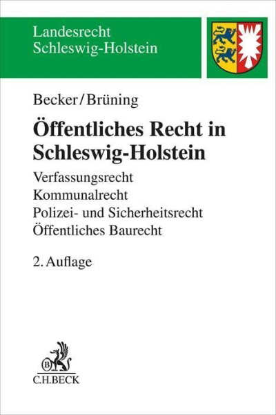 Buchcover und Innenansicht für das Buch: Öffentliches Recht in Schleswig-Holstein