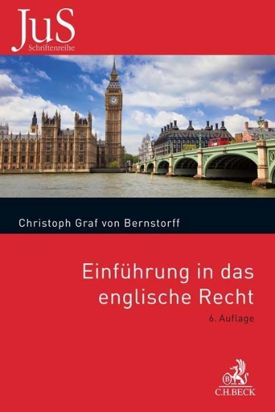 Buchcover und Innenansicht für das Buch: Einführung in das englische Recht