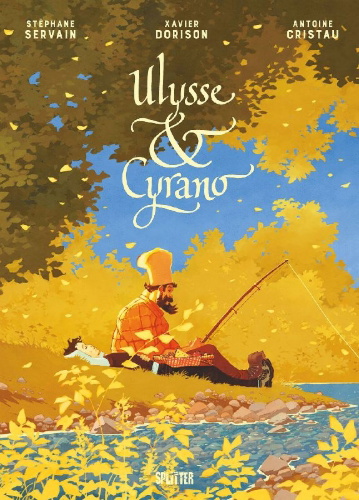 Buchcover und Innenansicht für das Buch: Ulysse et Cyrano