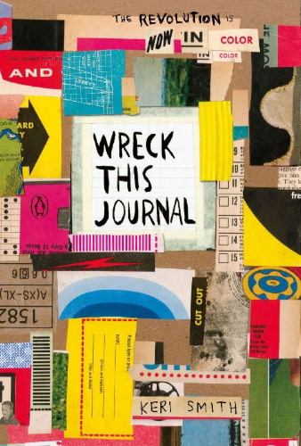 Buchcover und Innenansicht für das Buch: Wreck This Journal: Now in Colour
