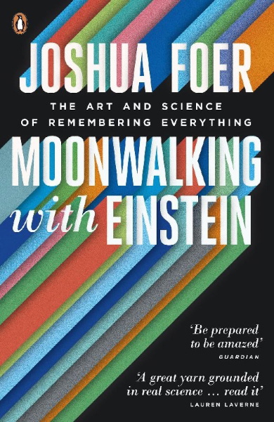 Buchcover und Innenansicht für das Buch: Moonwalking with Einstein