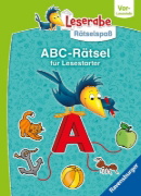 Buchcover und Innenansicht für das Buch: Ravensburger Leserabe Rätselspaß - Abc-Rätsel für Lesestarter ab 5 Jahren - Vor-Lesestufe