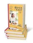 Buchcover und Innenansicht für das Buch: Quick & Easy. Plant-Based Recipes