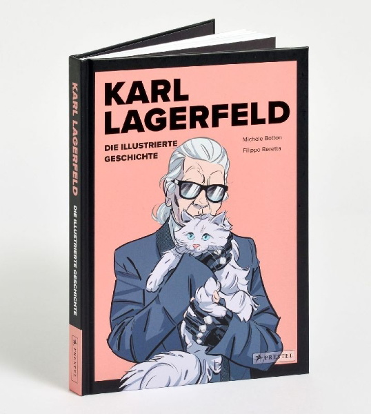Buchcover und Innenansicht für das Buch: Karl Lagerfeld