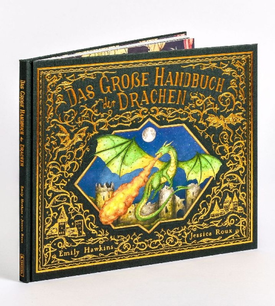 Buchcover und Innenansicht für das Buch: A Natural History of Dragons