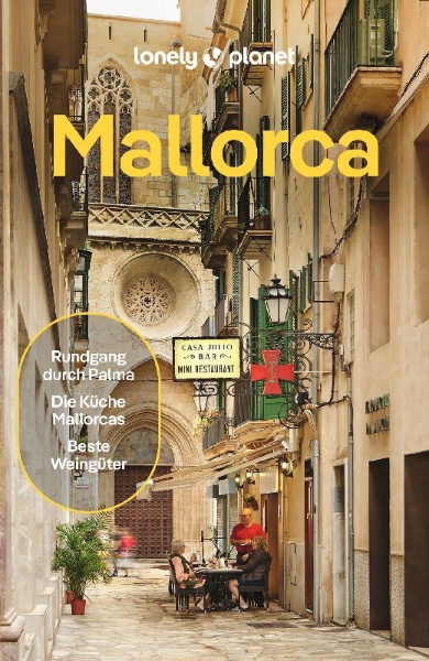 Buchcover und Innenansicht für das Buch: LONELY PLANET Reiseführer Mallorca