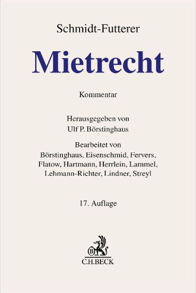 Buchcover und Innenansicht für das Buch: Mietrecht