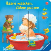 Buchcover und Innenansicht für das Buch: Haare waschen, Zähne putzen