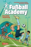Buchcover und Innenansicht für das Buch: Fußball Academy 2: Eine blöde Verletzung