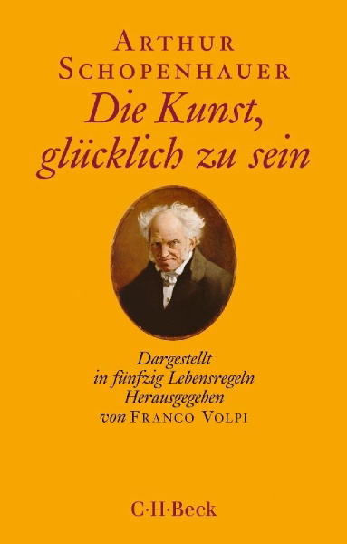 Buchcover und Innenansicht für das Buch: Die Kunst, glücklich zu sein