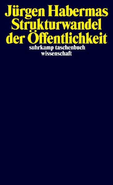 Buchcover und Innenansicht für das Buch: Strukturwandel der Öffentlichkeit