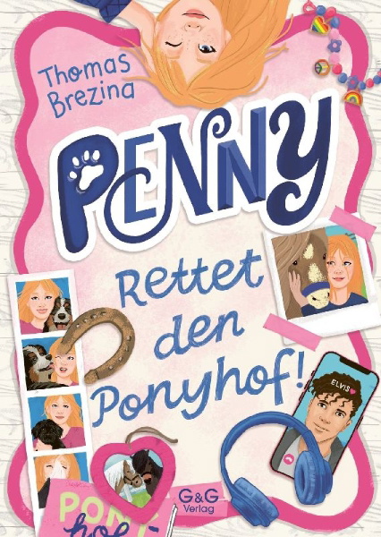 Buchcover und Innenansicht für das Buch: Penny - Rettet den Ponyhof